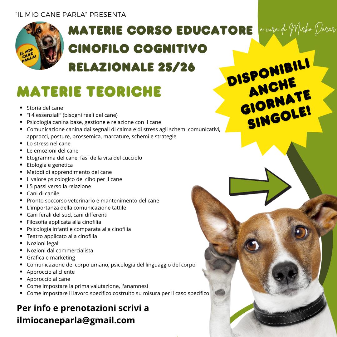Corso per educatori cinofili